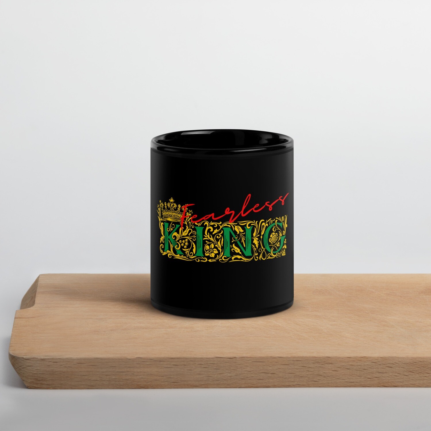 Black Glossy Mug, Size: 11oz