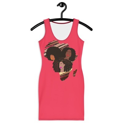Afroaccentuatetric Cut &amp; Sew Dress