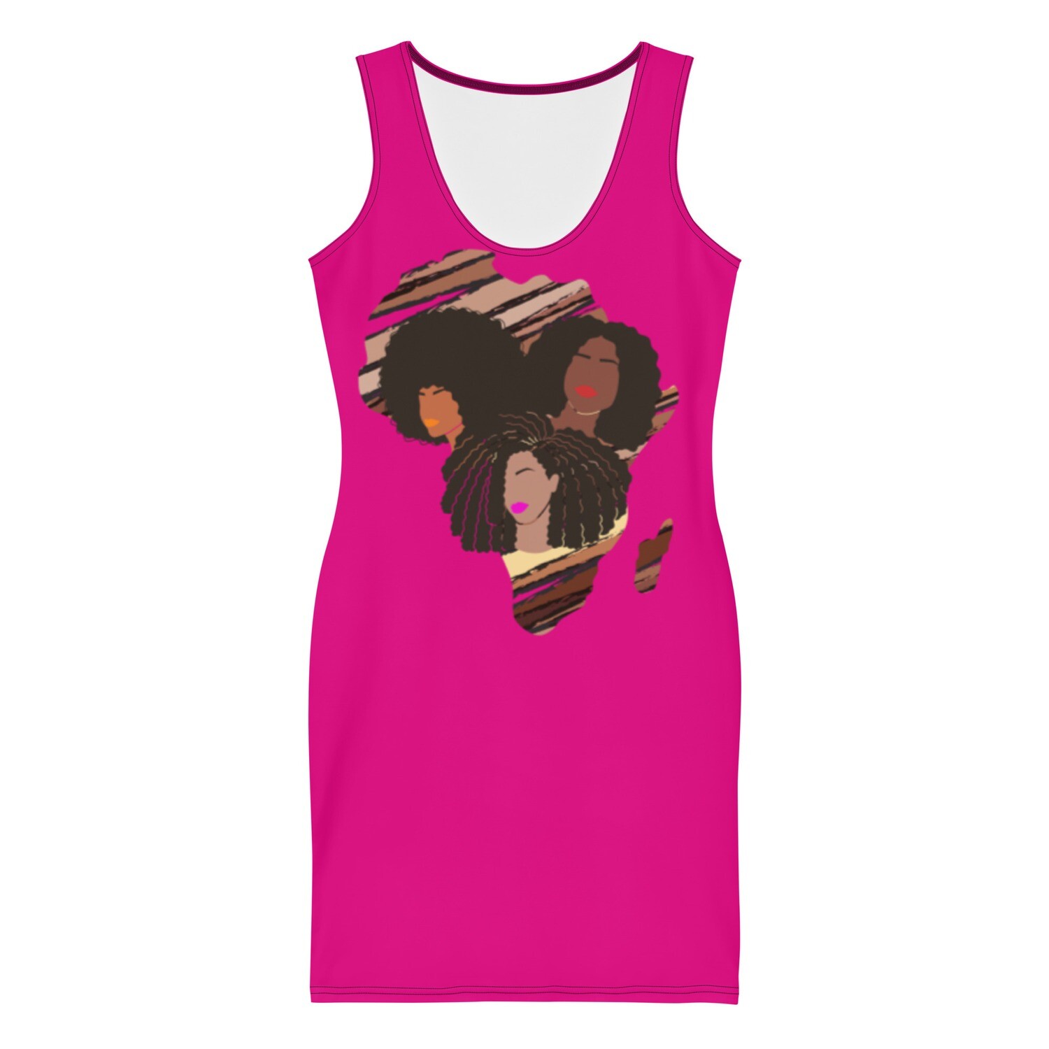 Rose Afroaccentuatetric Cut &amp; Sew Dress, Size: XS