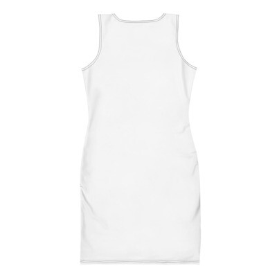 White Head Wrap Cut &amp; Sew Dress