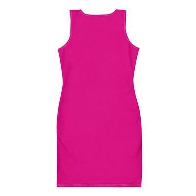 Pink Afroaccentuatetric Cut &amp; Sew Dress