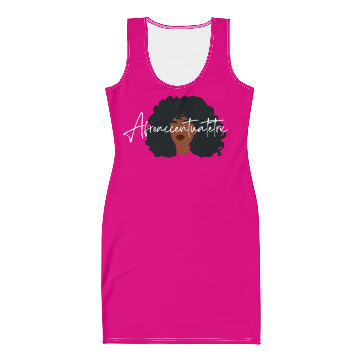 Pink Afroaccentuatetric Cut &amp; Sew Dress