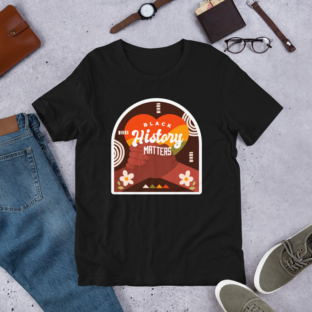 BHM Matters Unisex t-shirt, Color: Black, Size: S