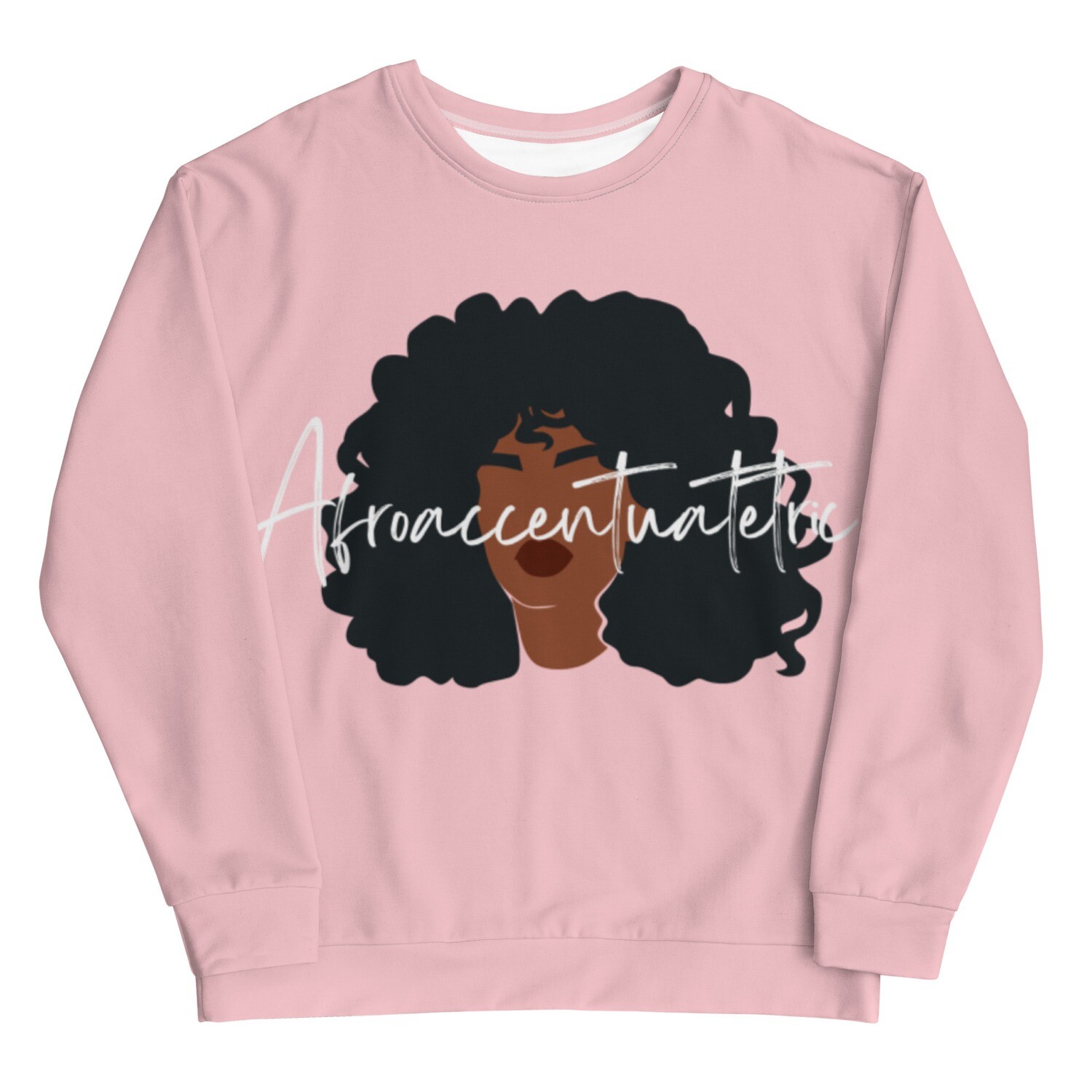 Afroaccentuatetric pink sweatshirt 