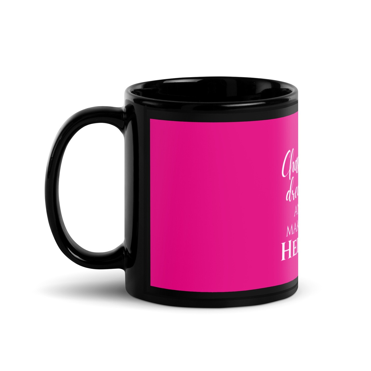 Black Glossy Mug, Size: 11oz