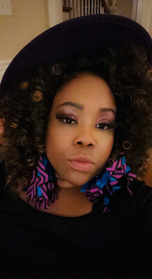 Purple Wide Brim Hat