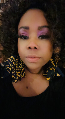 Polkadot  Afrofringe Danglers