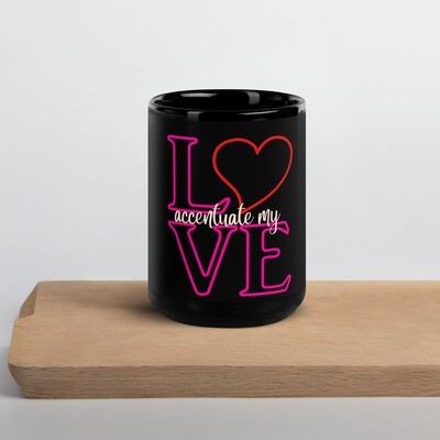 Black Glossy Mug
