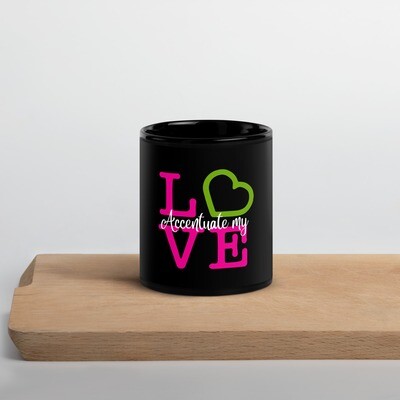 Black Glossy Mug