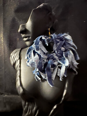Distressed Denim Dreamcatcher