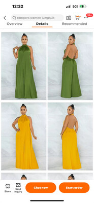 Hibiscus Pink Backless Jumpsuit (Tall Fashion)