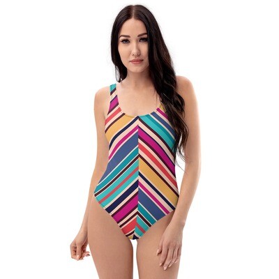 Stripes One-Piece Swimsuit