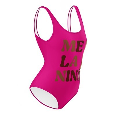 Melanin Pink One-Piece Swimsuit