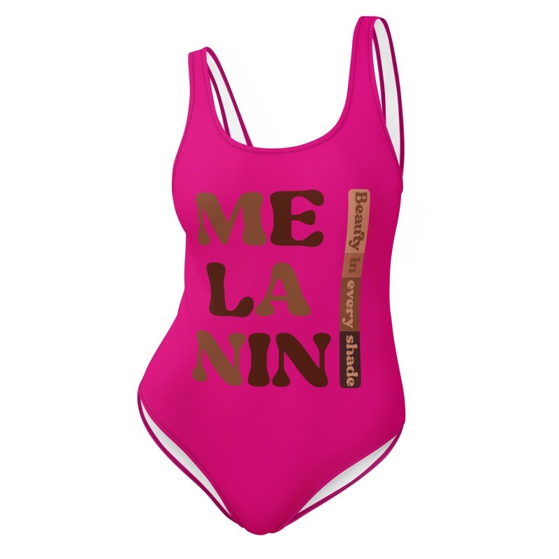 Melanin Pink One-Piece Swimsuit