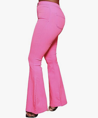 Ultra Flare Pink Denim
