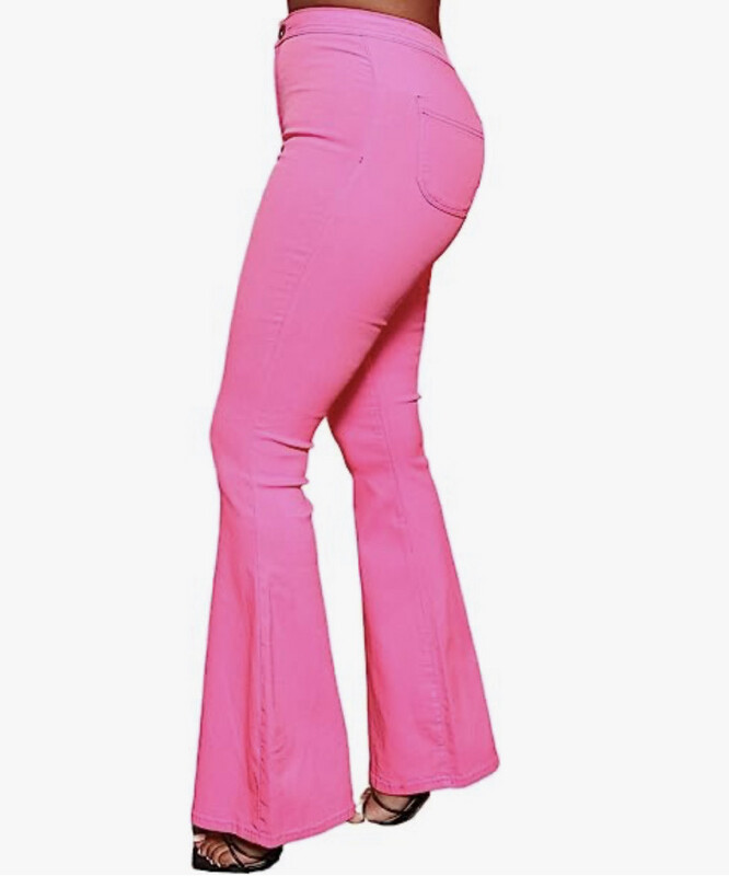Ultra Flare Pink Denim