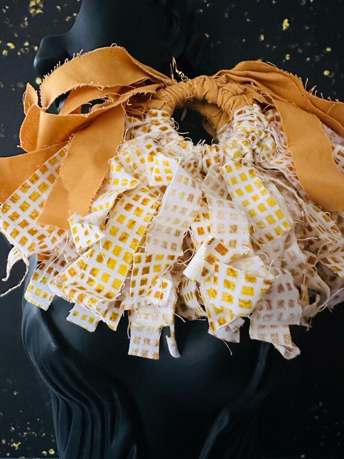 Mustard -Gold Distressed Dream Catchers