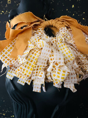 Mustard -Gold Distressed Dream Catchers