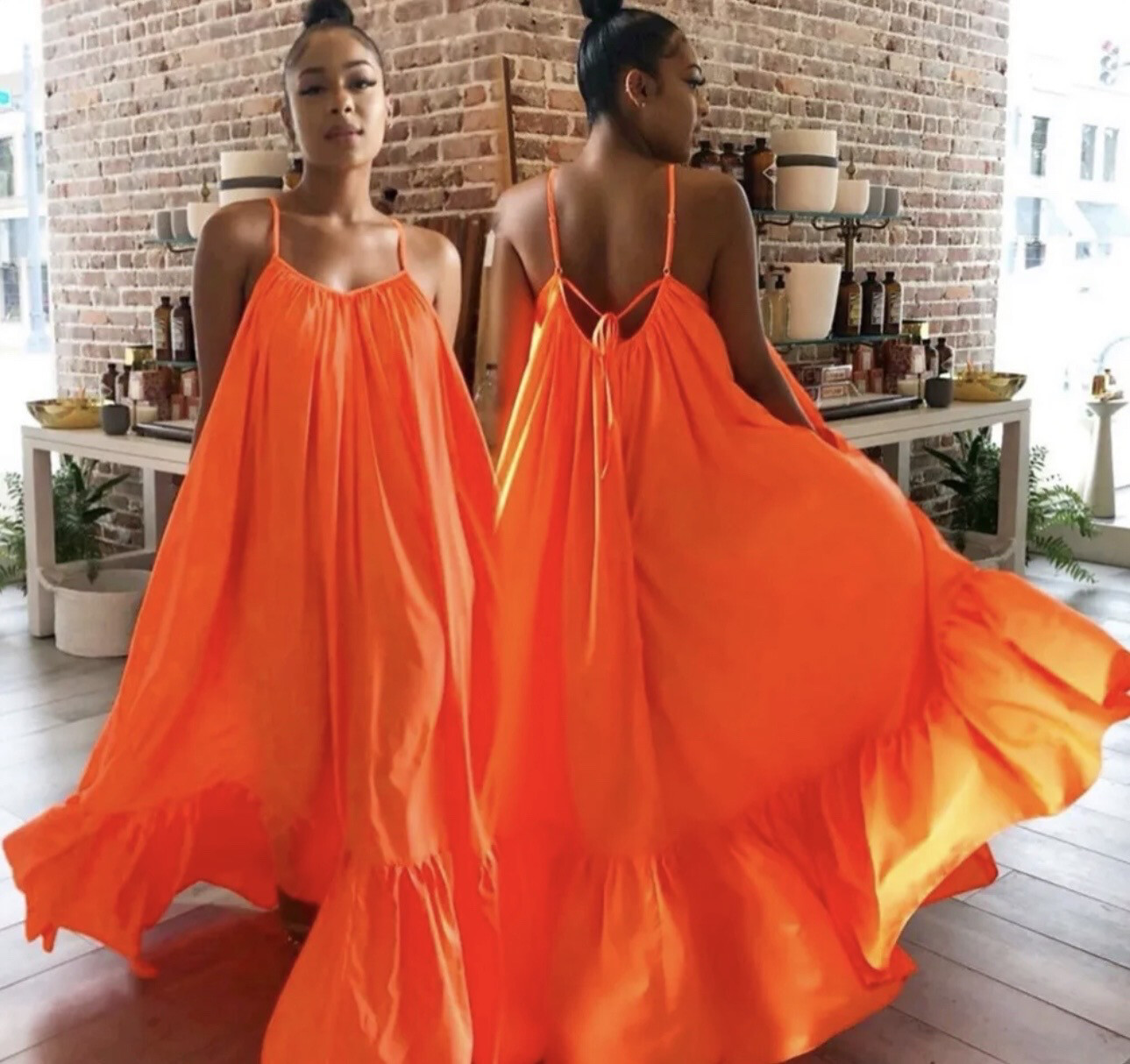 Orange Flow Maxi