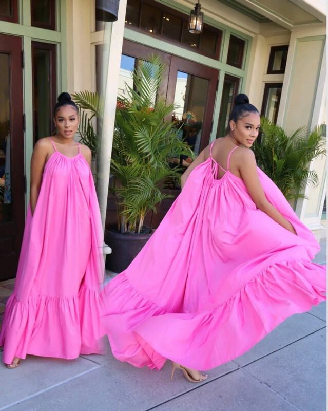 Pink Flow Maxi