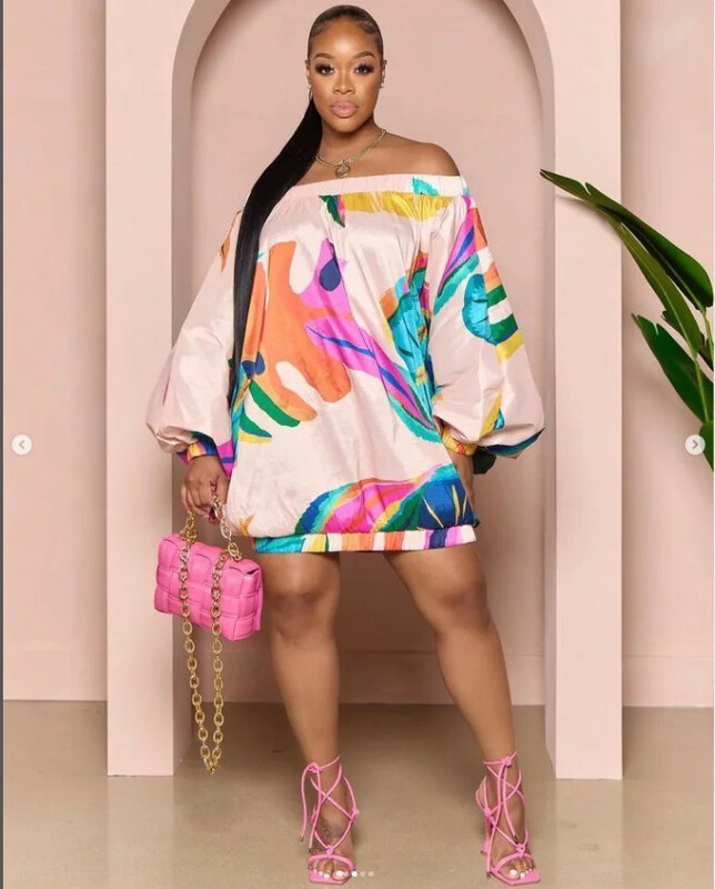 Pink Paradise Boho Dress