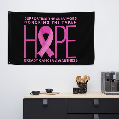 HOPE IN BLACK Flag