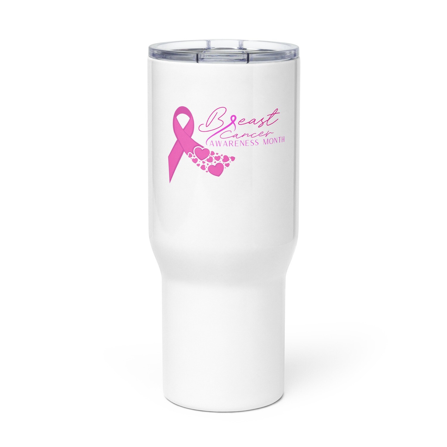 Awareness Travel mug with a handle