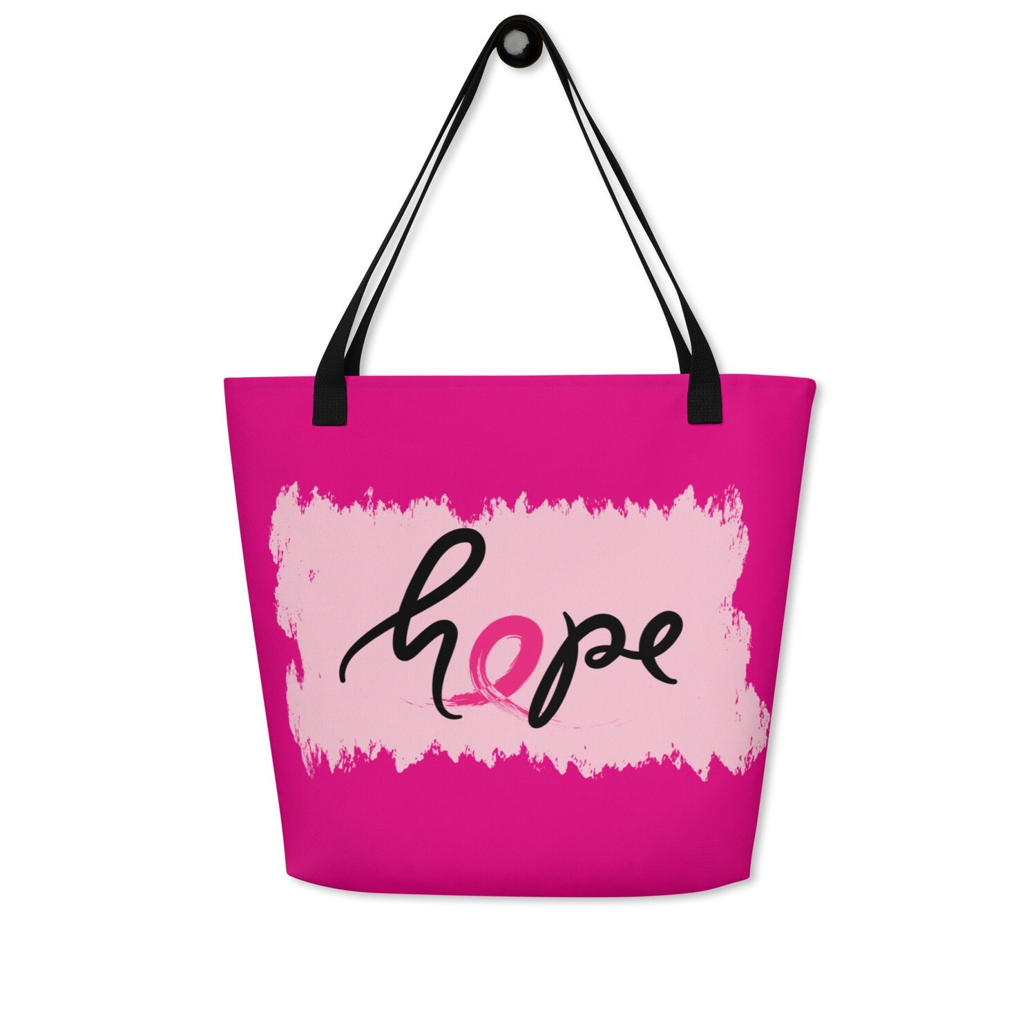 HOPE All-Over Print Large Tote Bag