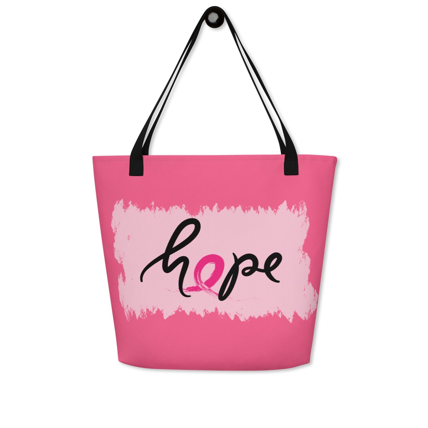 HOPE All-Over Print Large Tote Bag