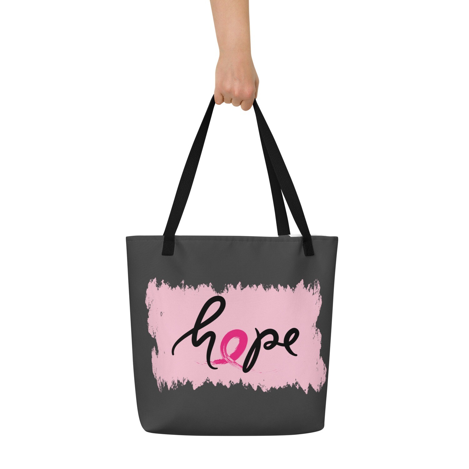 HOPE All-Over Print Large Tote Bag