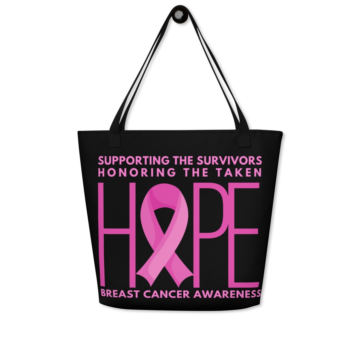 HOPE  All-Over Print Large Tote Bag