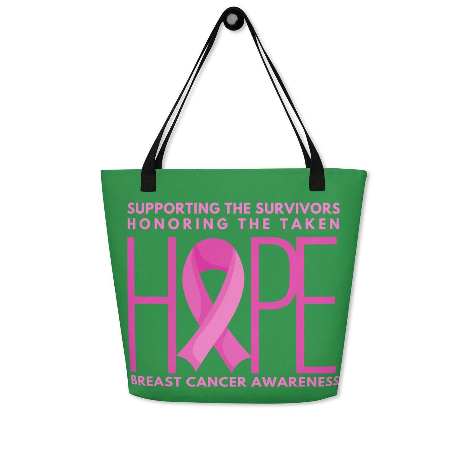 HOPE All-Over Print Large Tote Bag