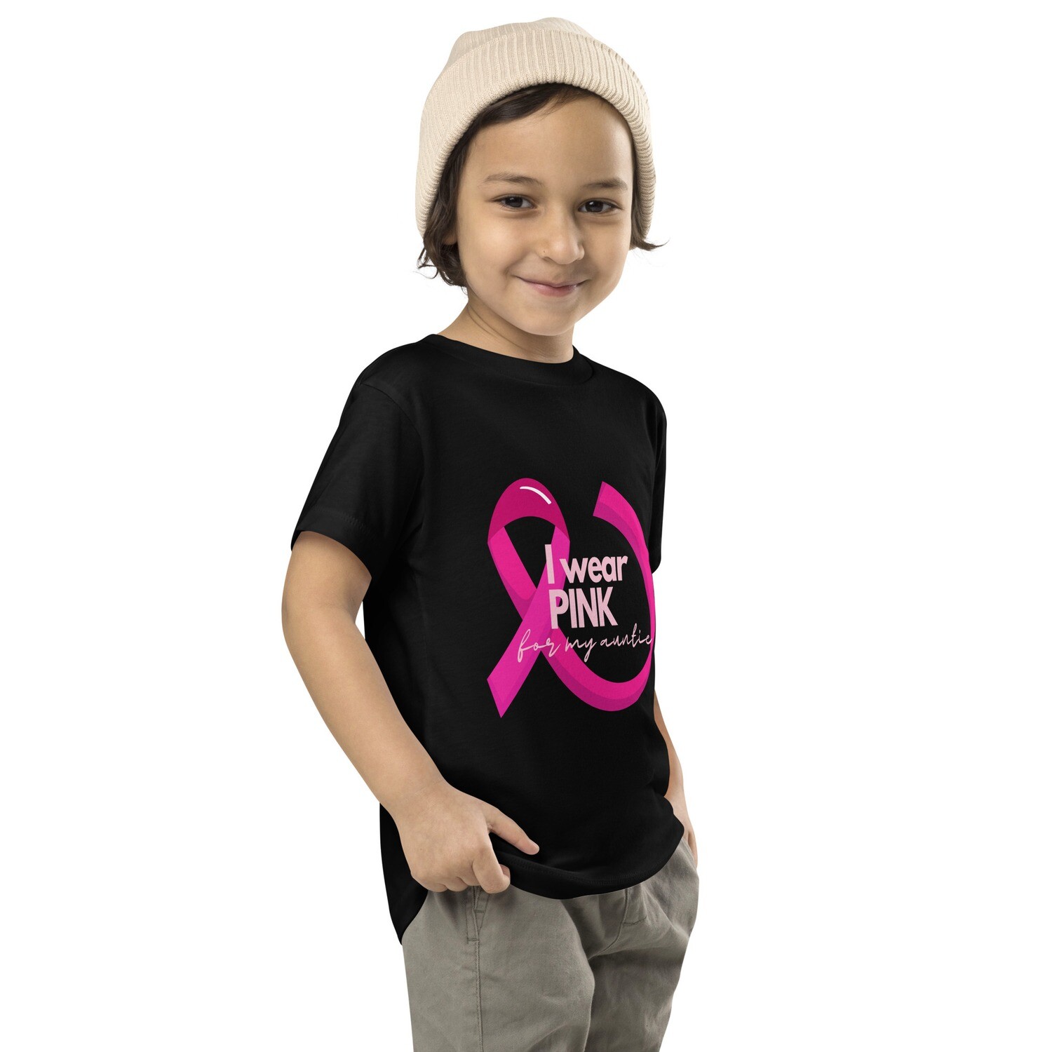 Pink for Auntie Toddler Short Sleeve Tee