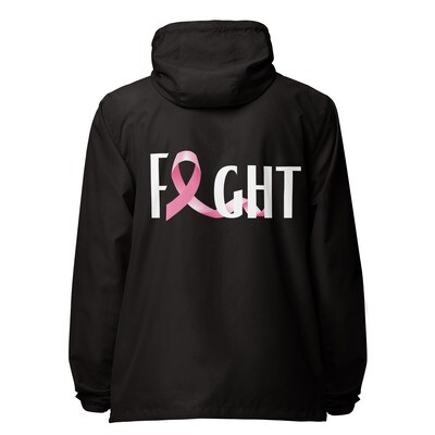FIGHT Unisex lightweight zip up windbreaker