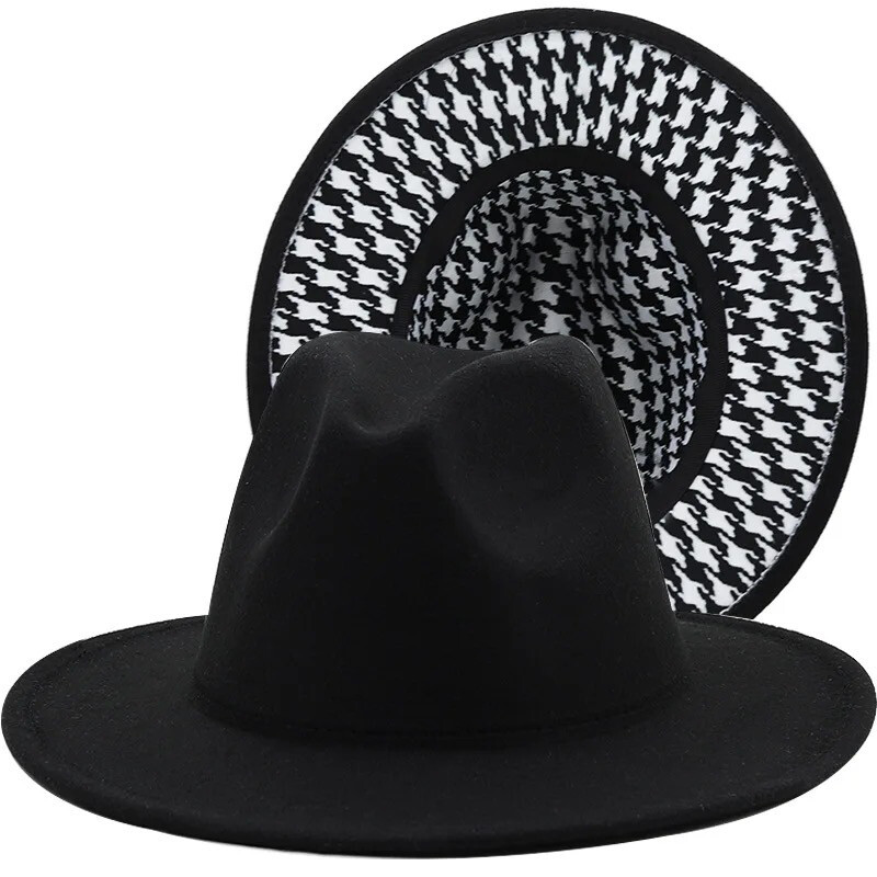 Houndstooth Fedora