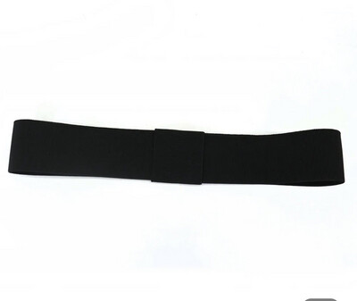 Black Elastic Hat Band