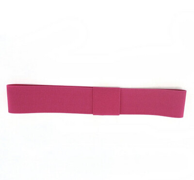 Dark Pink Elastic Hat Band