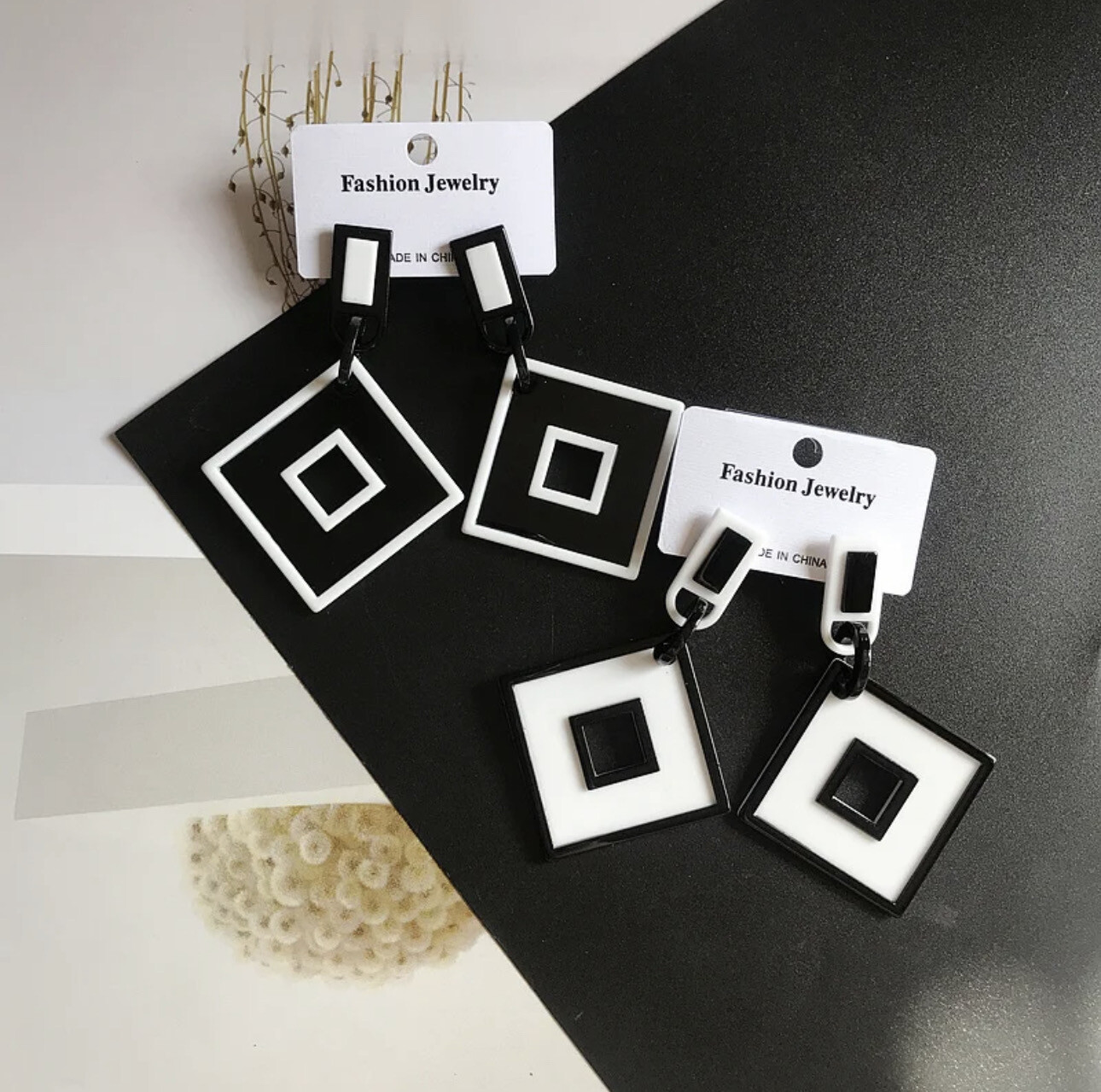 Acrylic Black Square