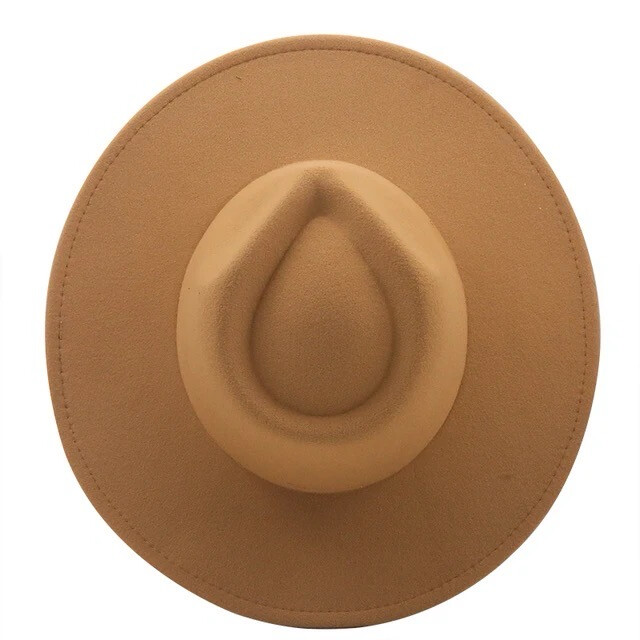 Camel Wide Brim Hat