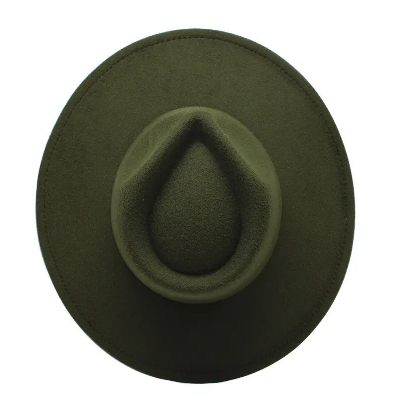 Olive Wide Brim