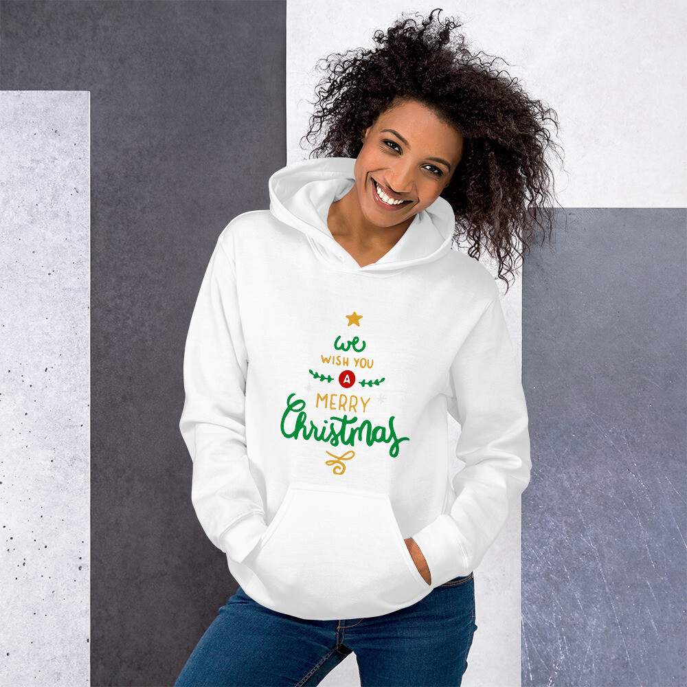 WISH YOU A MERRY CHRISTMAS Unisex Hoodie