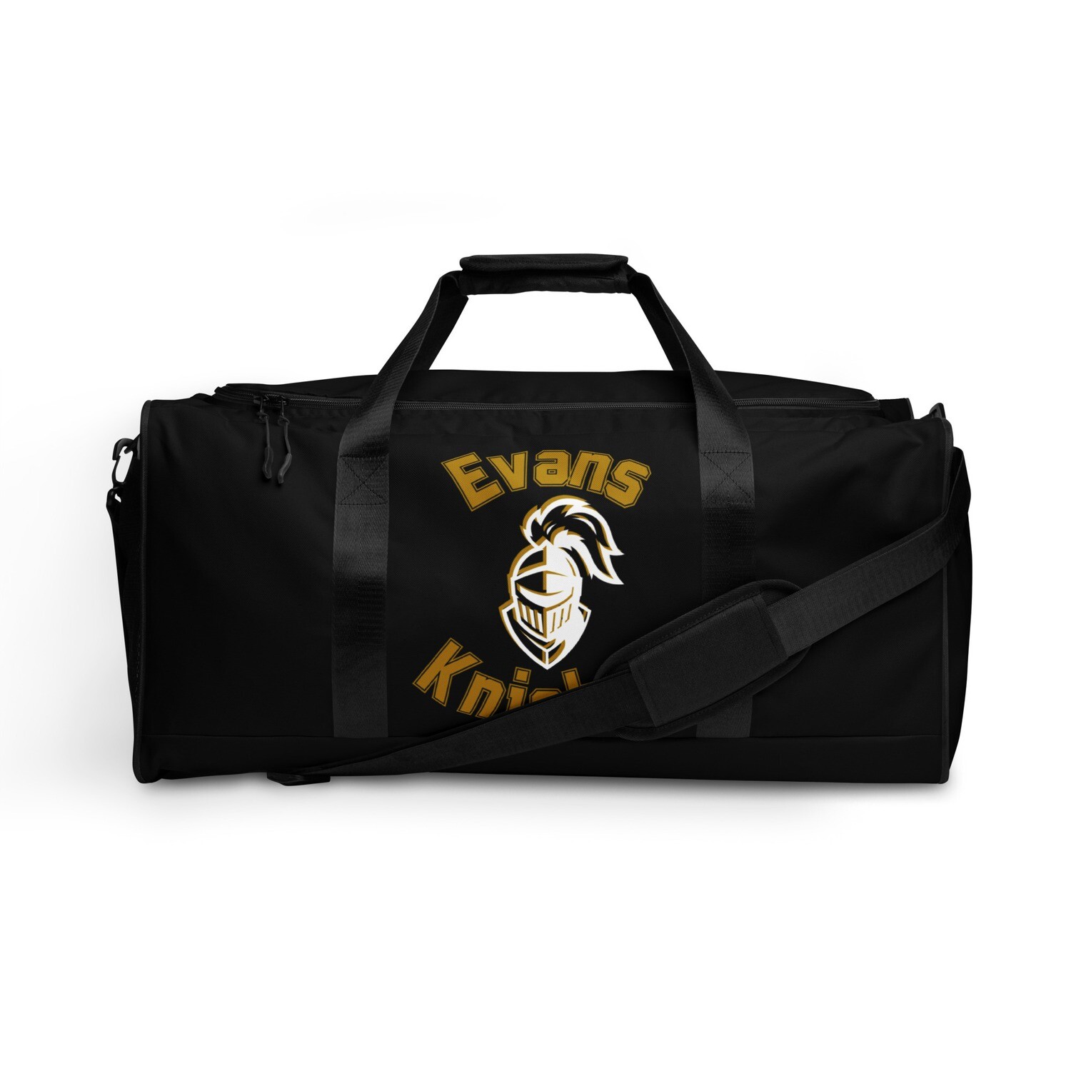Gold Black &amp; White Duffle bag