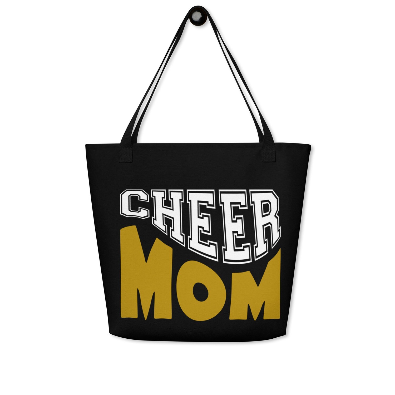Cheer Mom All-Over Print Large Tote Bag
