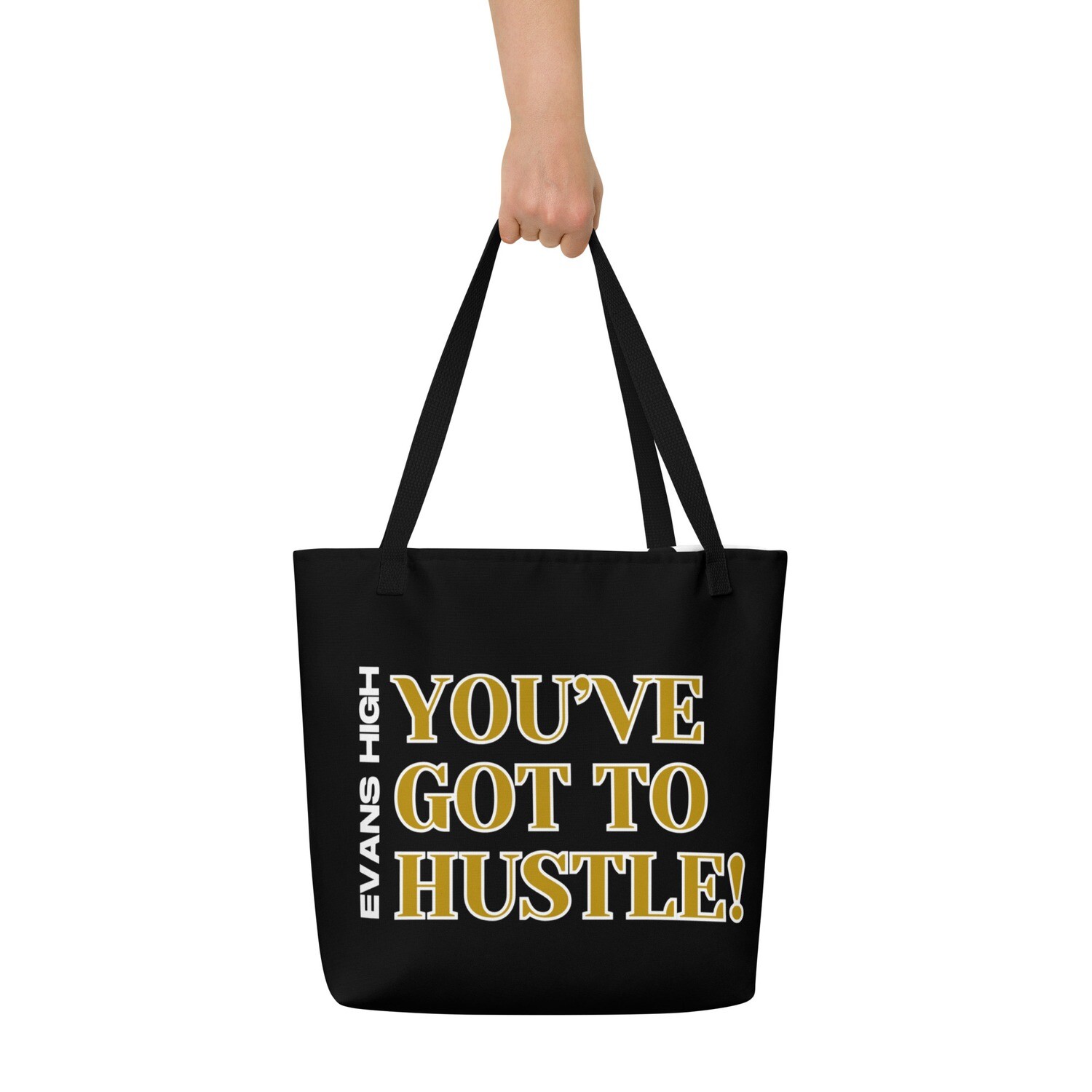Cheer All-Over Print Large Tote Bag