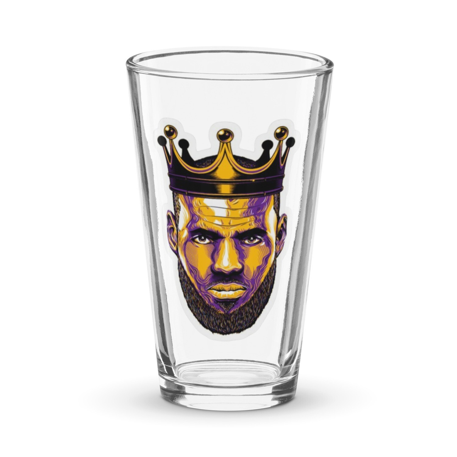 KING JAMES Shaker pint glass