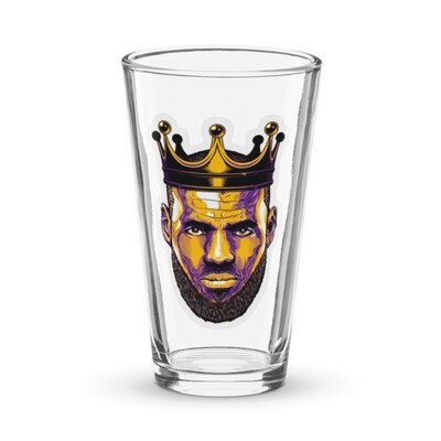 KING JAMES Shaker pint glass