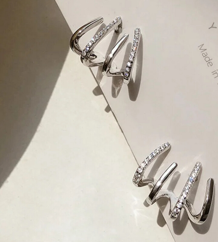 Silver Illusion Earrings