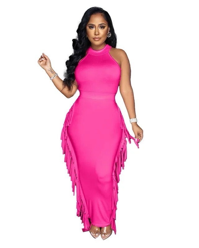 Bright Pink Bodycon Dress