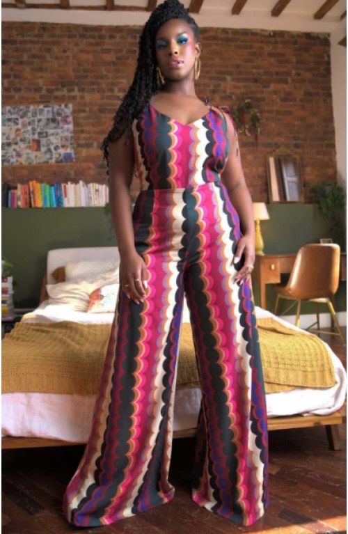 Purple Mirage Jumpsuit