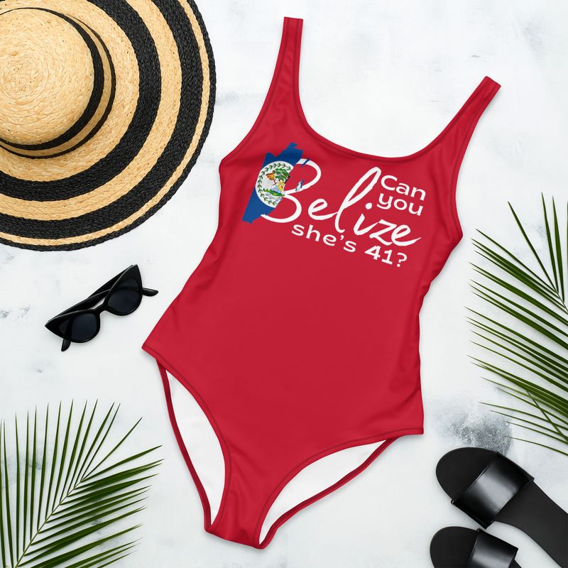 Red Belize One-Piece Swimsuit